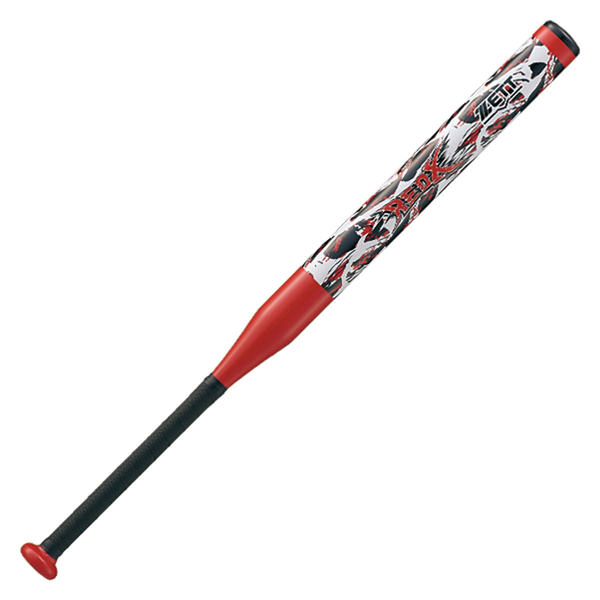 ソフト2号金属製バット RED-X(80m)