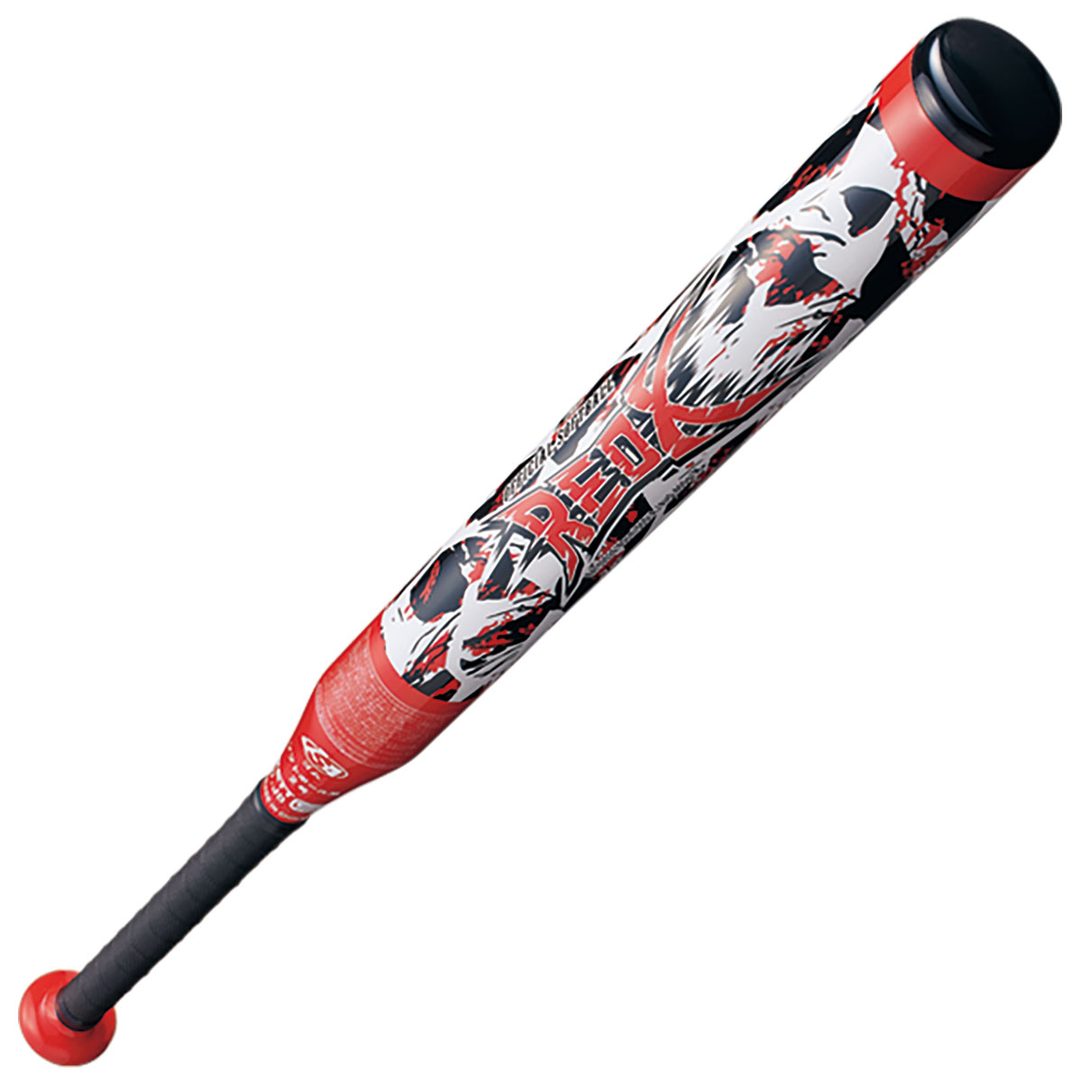 ソフト2号金属製バット RED-X(80m)