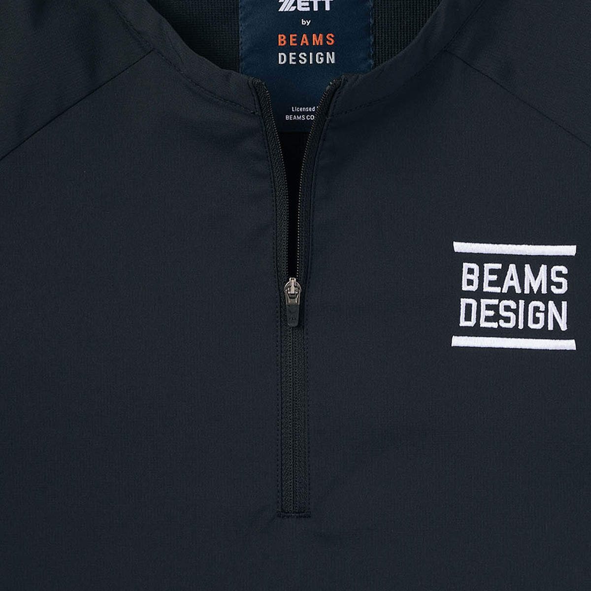 ZETT by BEAMS DESIGN ハーフジップピステ BOV74605