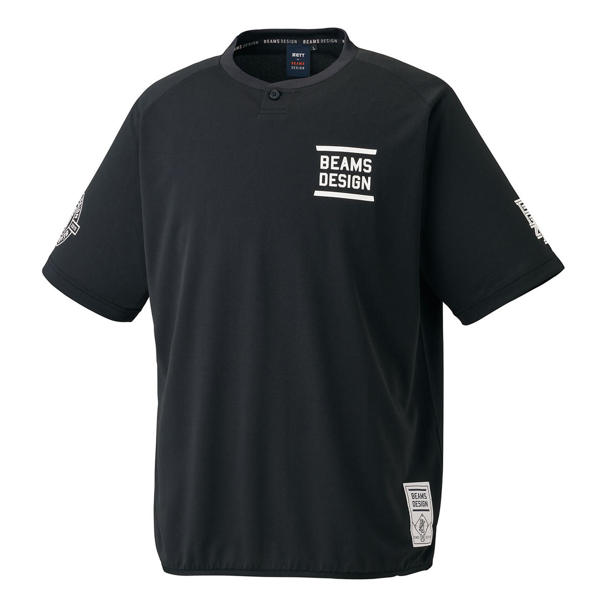 ZETT by BEAMS DESIGN ヘンリーネックレイヤーシャツ BOT77406