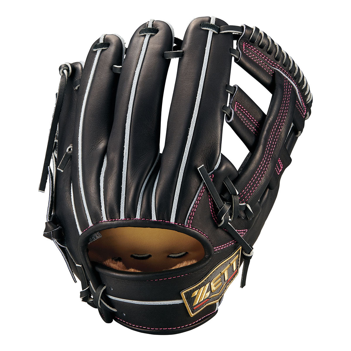 ZETT 硬式用 ブラックグローブ ゼット（ZETT）（メンズ）硬式 グローブ グラブ 外野手用 野球 左投げ
