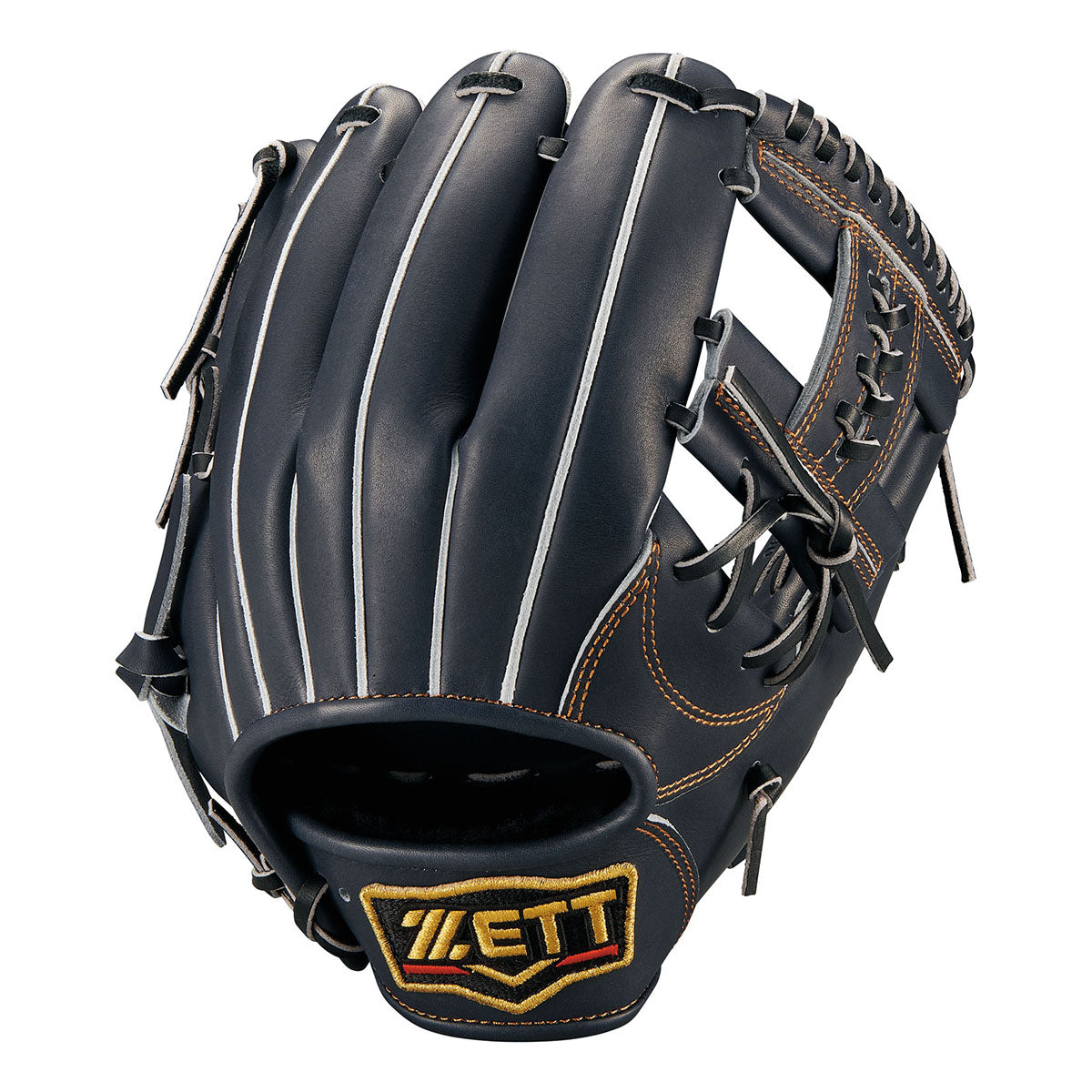 ZETT プロステイタス 軟式グローブ ブラック/ブルー 受注生産】【返品不可】注文から約3～4ヶ月後発送予定 野球 オーダー