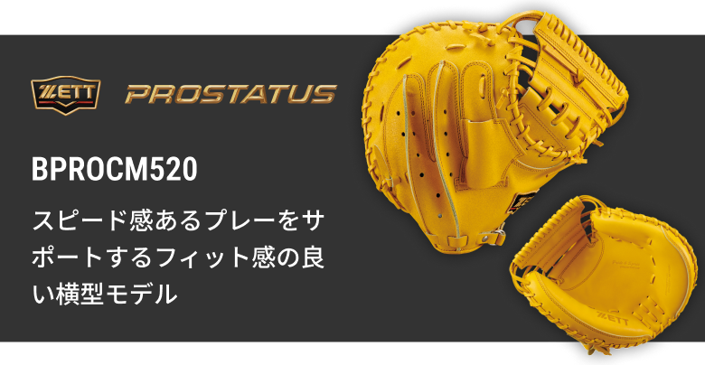 薛洋 セット 硬式キャッチャーミット BPROCM960 | 【ZETT】ゼットベースボール